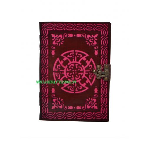 Handmade New Design Cut Work Leather Embossed Handmade Celtic Mandala Journal Notebook Diary